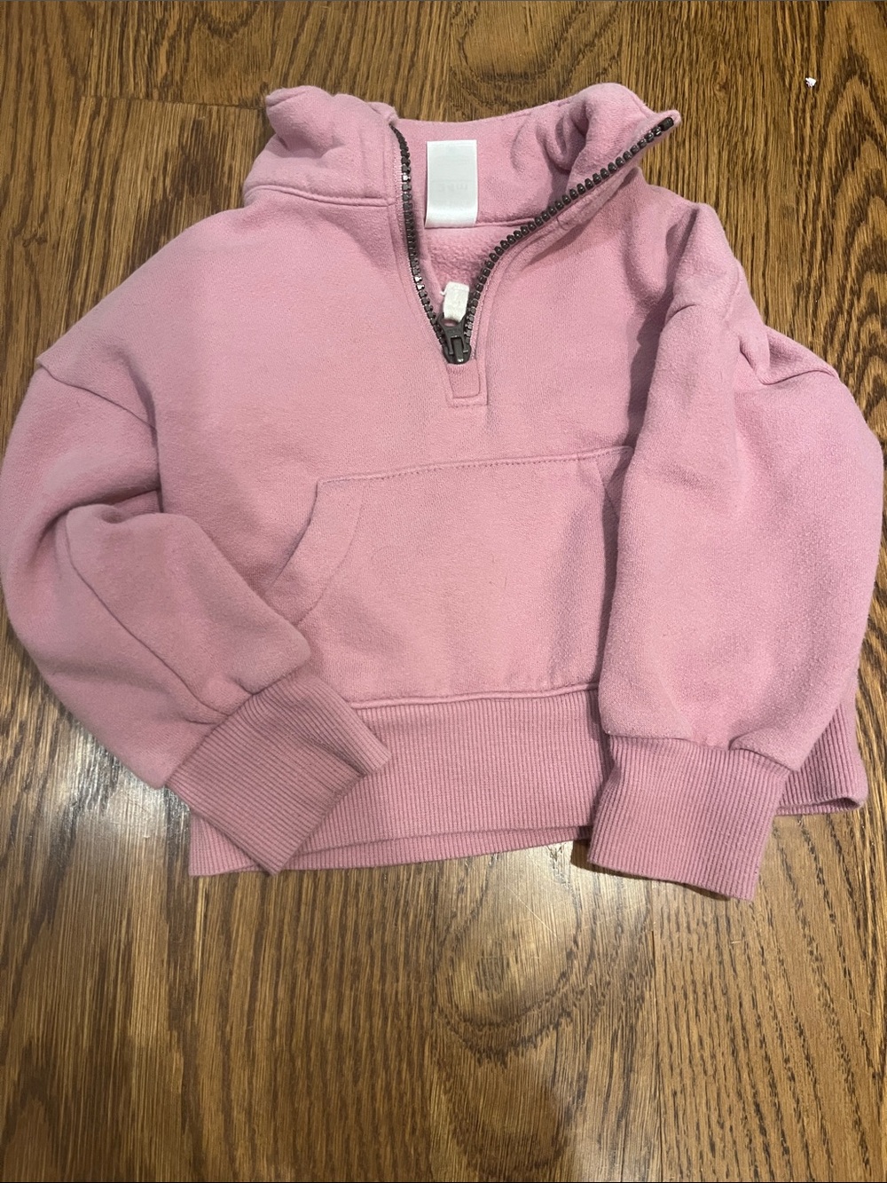 Carter's Dusty Pink Half-Zip Pullover Hoodie
